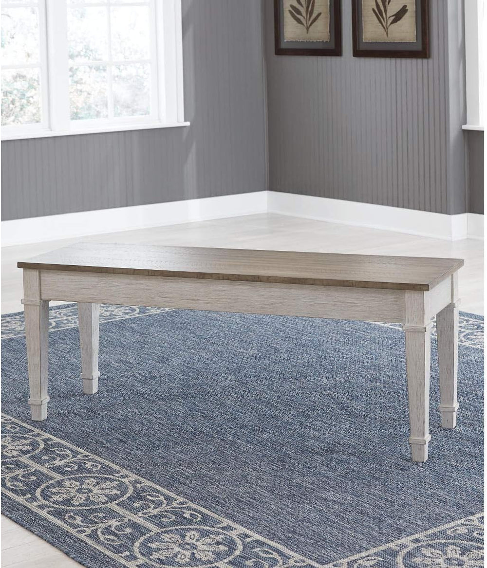 Signature Design by Ashley Skempton Farmhouse Storage Bench, Distressed Finis...