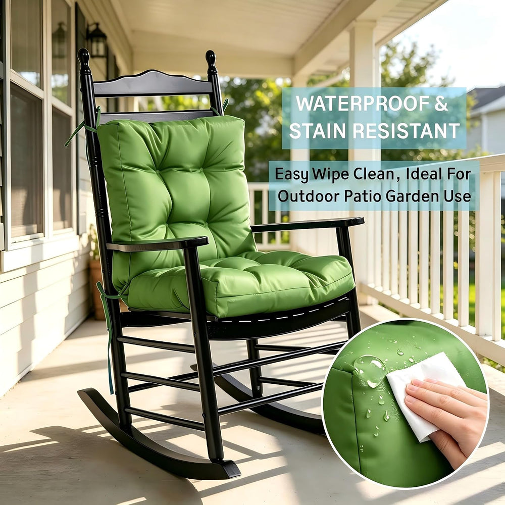 QILLOWAY Outdoor Chair Cushion for Patio Furniture, Waterproof Patio Cushions...