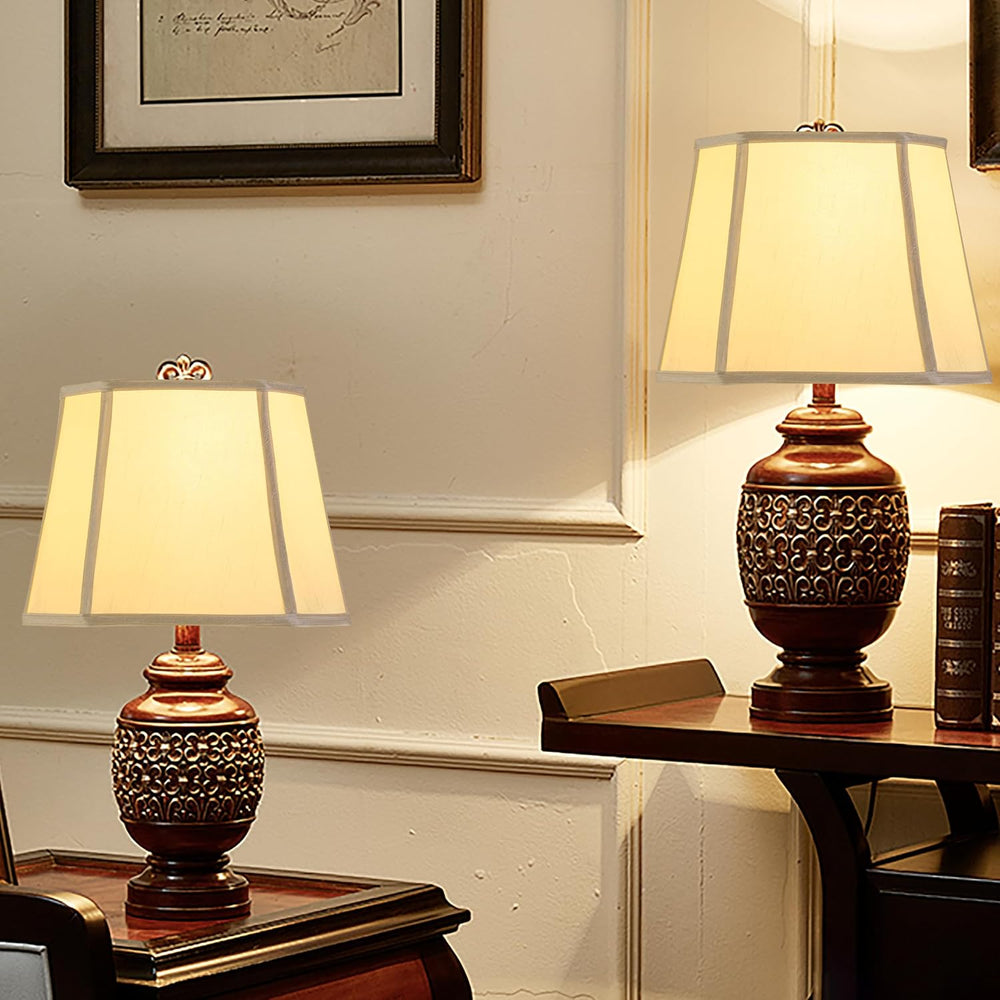 GO&SO 1 Pc Square Lamp Shade Medium,10"×13"D×10.5"H,Empire...
