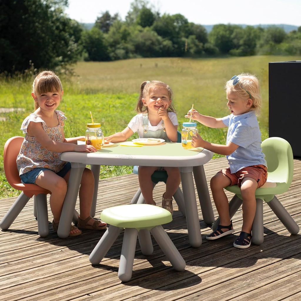 Smoby Life Kid Table for Indoor and Outdoor Use Anti-UV Treated Recycled Material from 18 Months Made in France