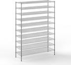 21" Deep x 60" Wide x 86" Height Wire Shelving Kit | 10-Tier | NSF Commercial Storage Rack Unit