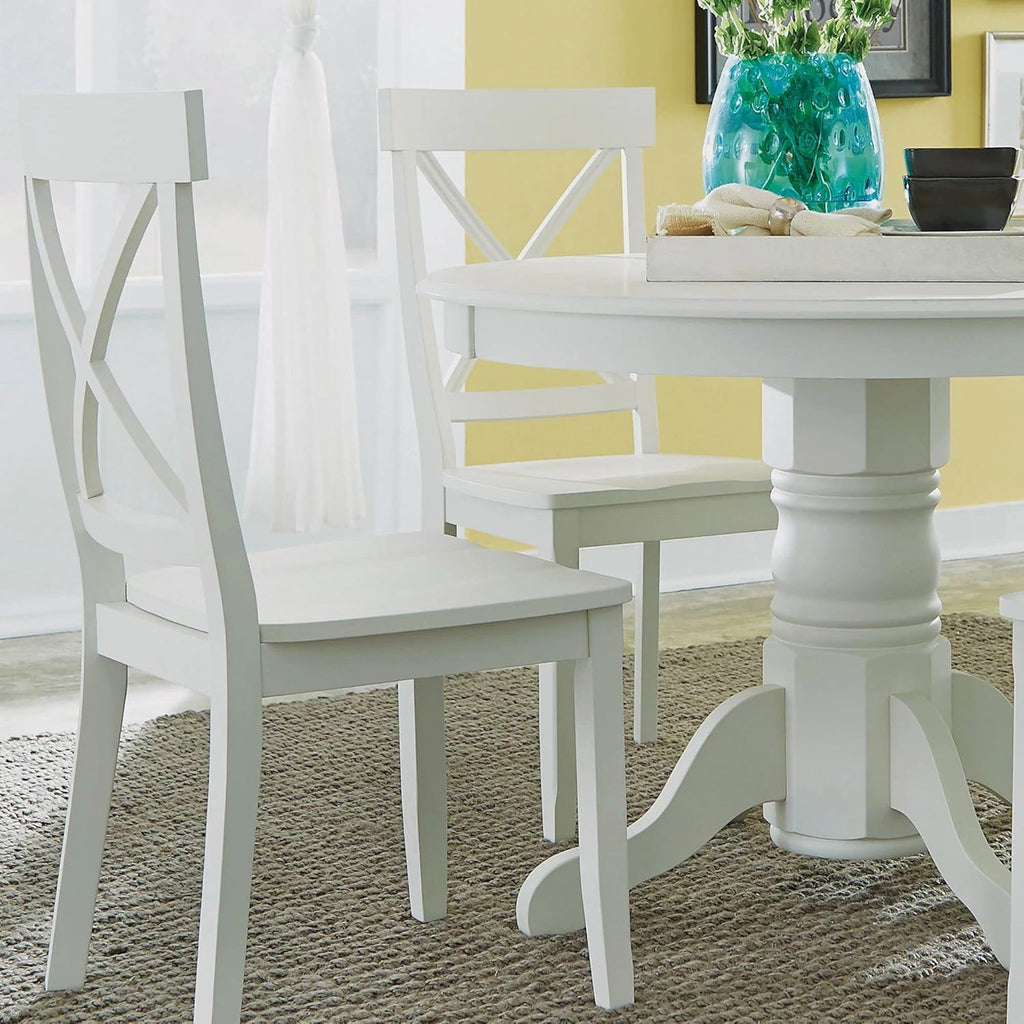 homestyles Warwick Off-White Dining Chair Pair