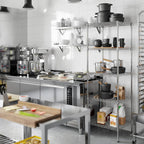 21" Deep x 24" Wide x 74" Height Wire Shelving Kit | 5-Tier | NSF Commercial Storage Rack Unit