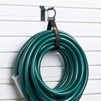 Wrap-It Storage Quick Clips - 20" (3-Pack) Black - Hose Organizer Straps with a Metal Clip to use as an Extension Cord Organizer or RV Hose Storage