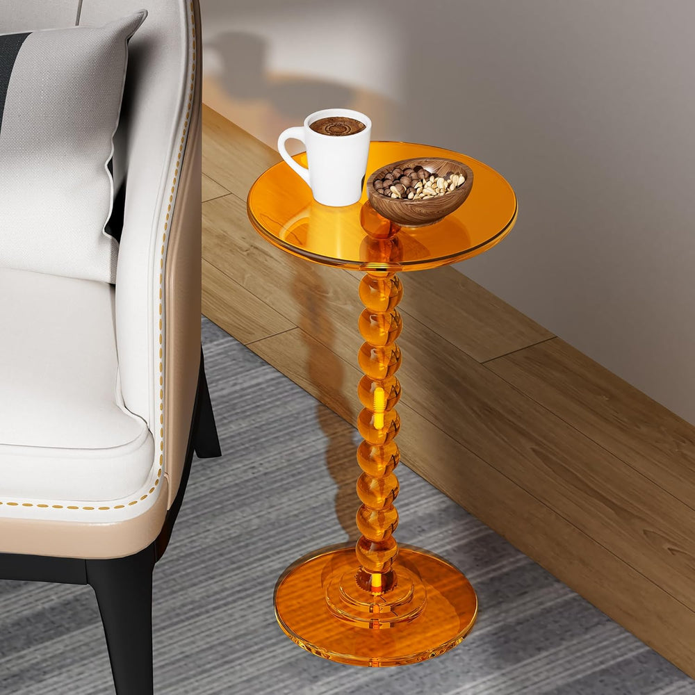 Acrylic Side Table+Coffee Table Set of 2