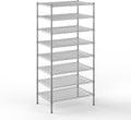24" Deep x 36" Wide x 74" Height Wire Shelving Kit | 8-Tier | NSF Commercial Storage Rack Unit