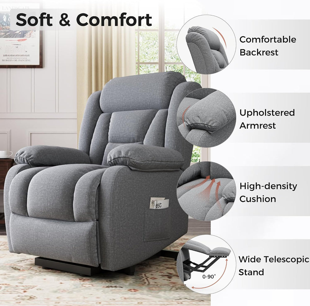 Amopatio Power Lift Recliner Chairs for Elderly Upgraded Living Room Reclinin...