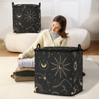 Large Comforter Storage Bag with Zipper,Closet Organizer for Clothes,Blankets,Quilts,Pillows,Fabric Storage Bags with Portable Handles 95L(2-Pack)