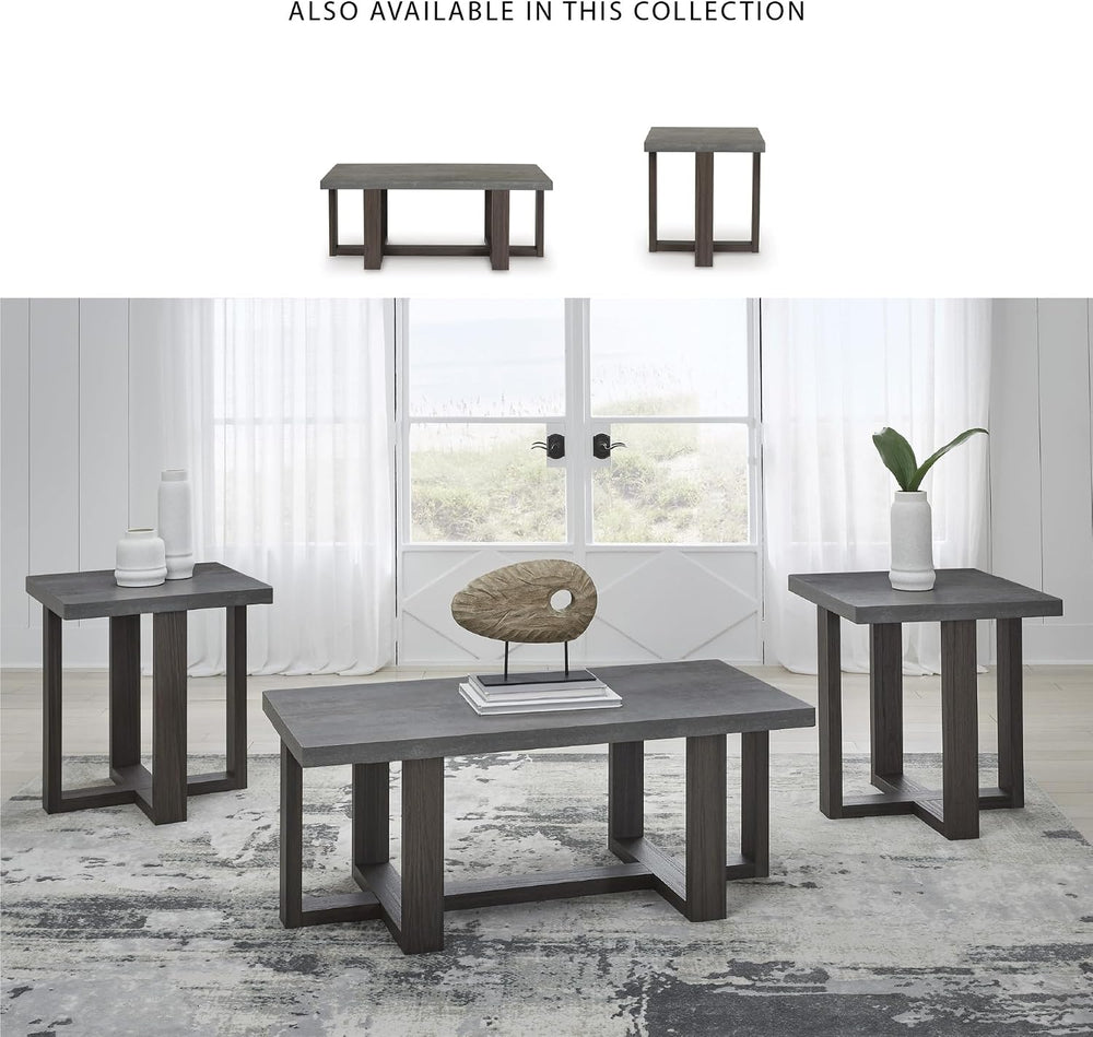 Signature Design by Ashley Dynnford Industrial Water Stain Resistant Table, S...