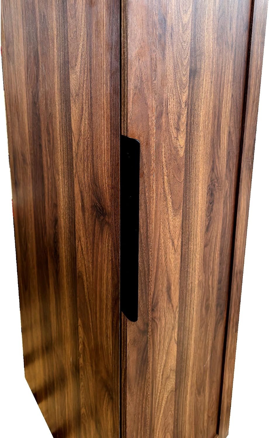 Brown Freestanding Kitchen Pantry Cabinet with Doors & Shelves - 5-Tier S...