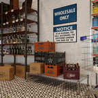 21" Deep x 48" Wide x 8" Height Wire Shelving Kit | 1-Tier | NSF Commercial Storage Rack Unit