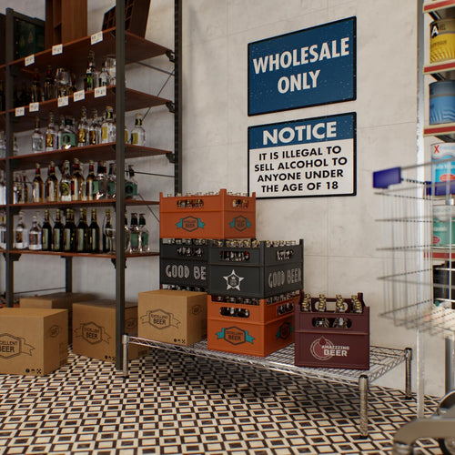 21" Deep x 48" Wide x 8" Height Wire Shelving Kit | 1-Tier | NSF Commercial Storage Rack Unit