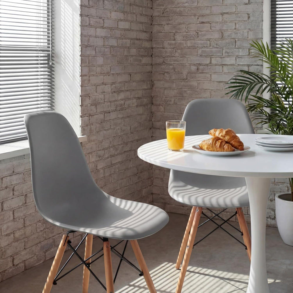 Furmax Modern Style Dining Chair Mid Century Modern DSW Chair, Shell Lounge P...