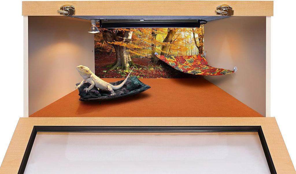 Chaise Lounge for Bearded Dragons, Bluegreen Lavendar Batik Fabric
