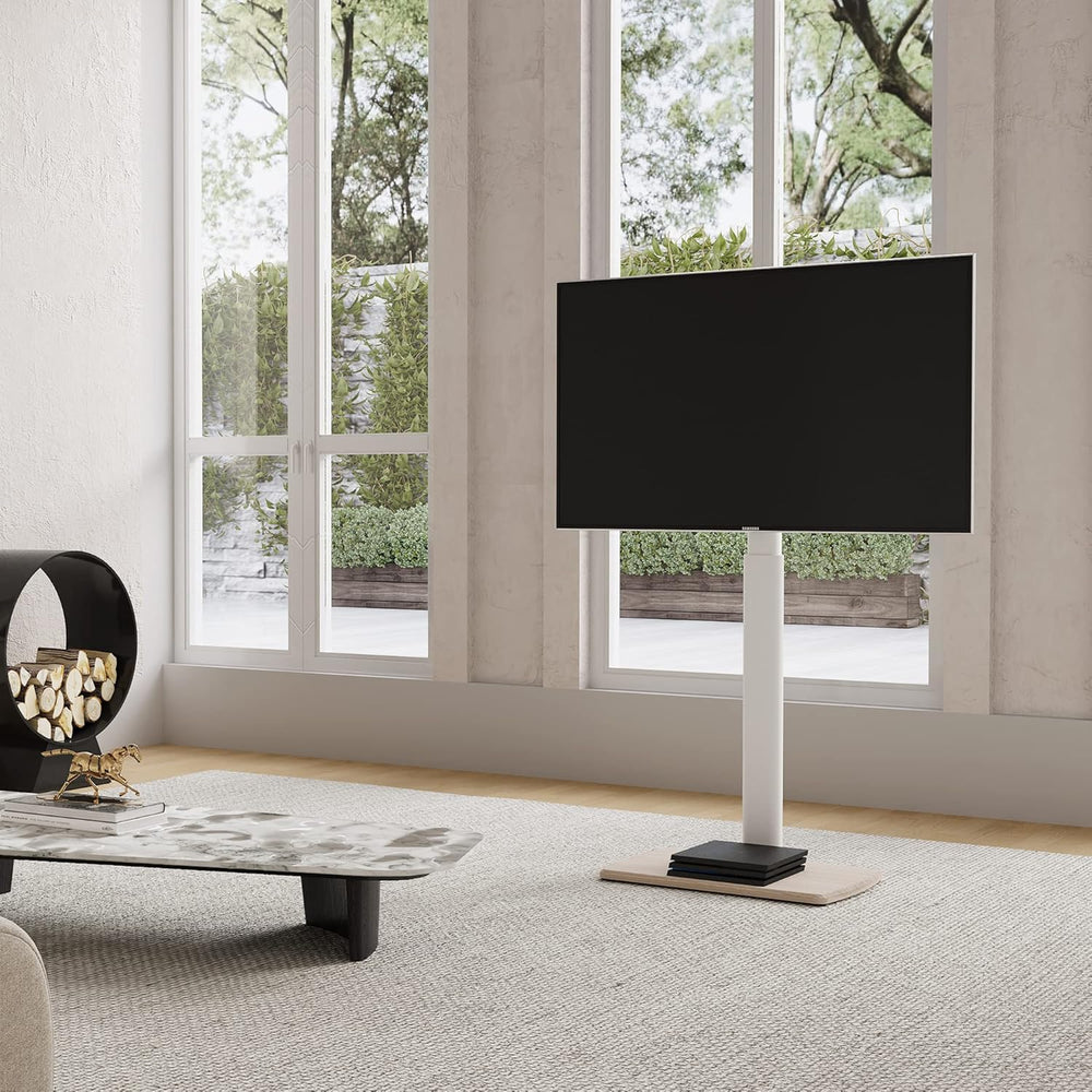 FITUEYES Swivel Floor TV Stand for 32 to 75 Inch TVs, Tall Universal TV Stand...