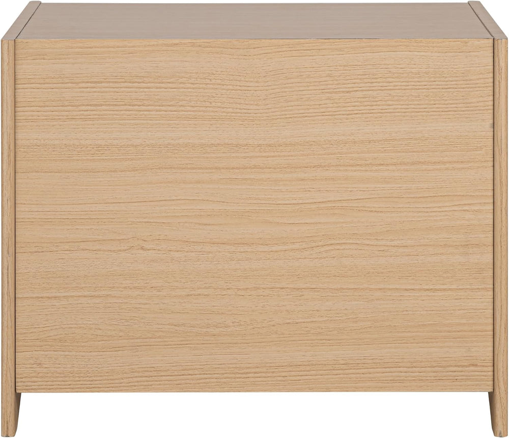 Furniture of America Cole Mid-Century Modern 22-Inch Rectangular Side Table w...