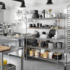 24" Deep x 54" Wide x 64" Height Wire Shelving Kit | 5-Tier | NSF Commercial Storage Rack Unit