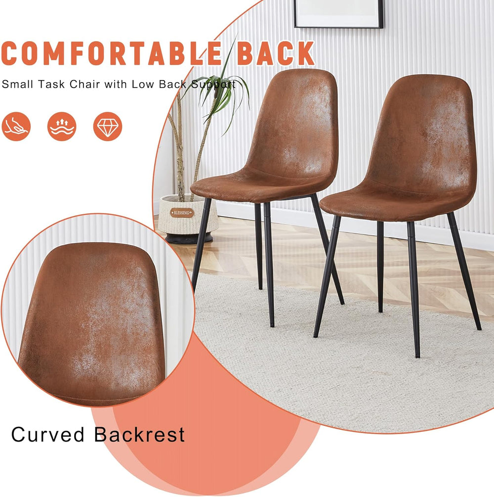 Table and Chairs Set of 6, Round Dining Room Sets for 6, 42 Inch Storage Tabl...