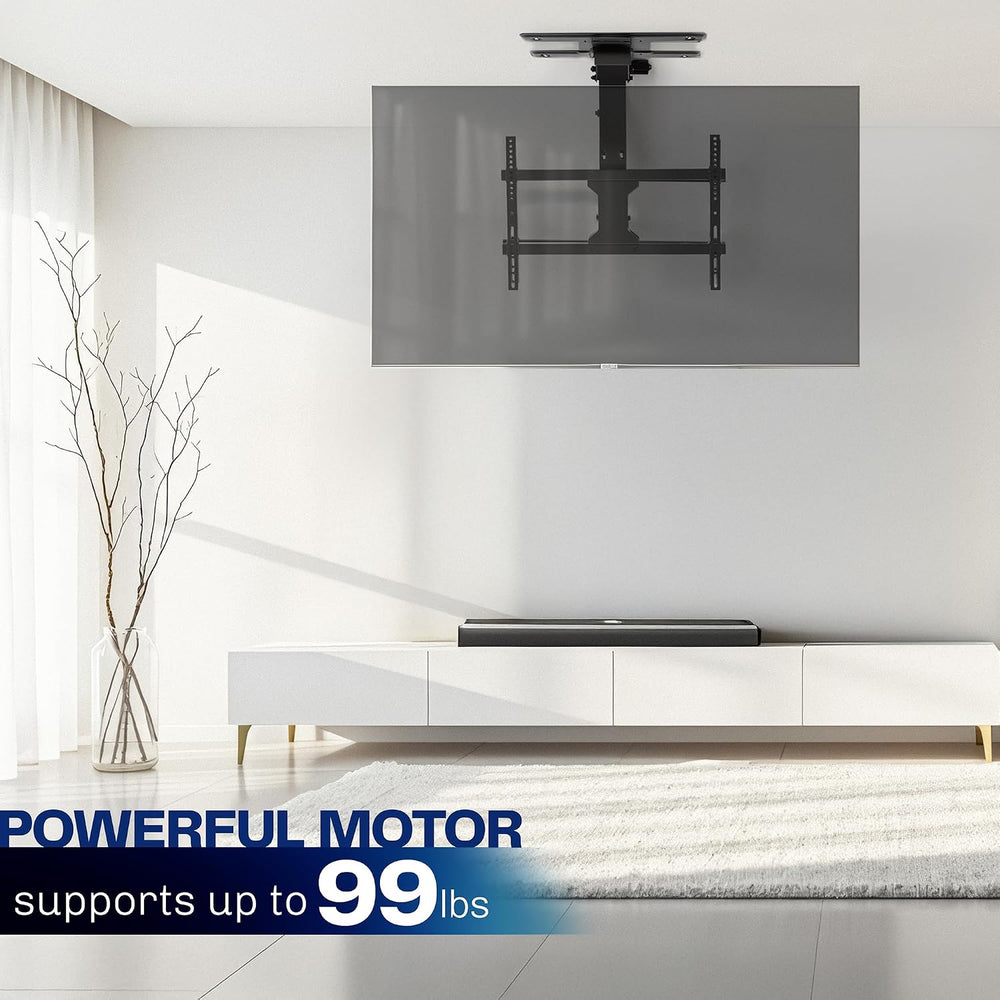 VIVO Black Electric Ceiling TV Mount for 37 to 70 in Screens, MOUNT-E-FD75C |...