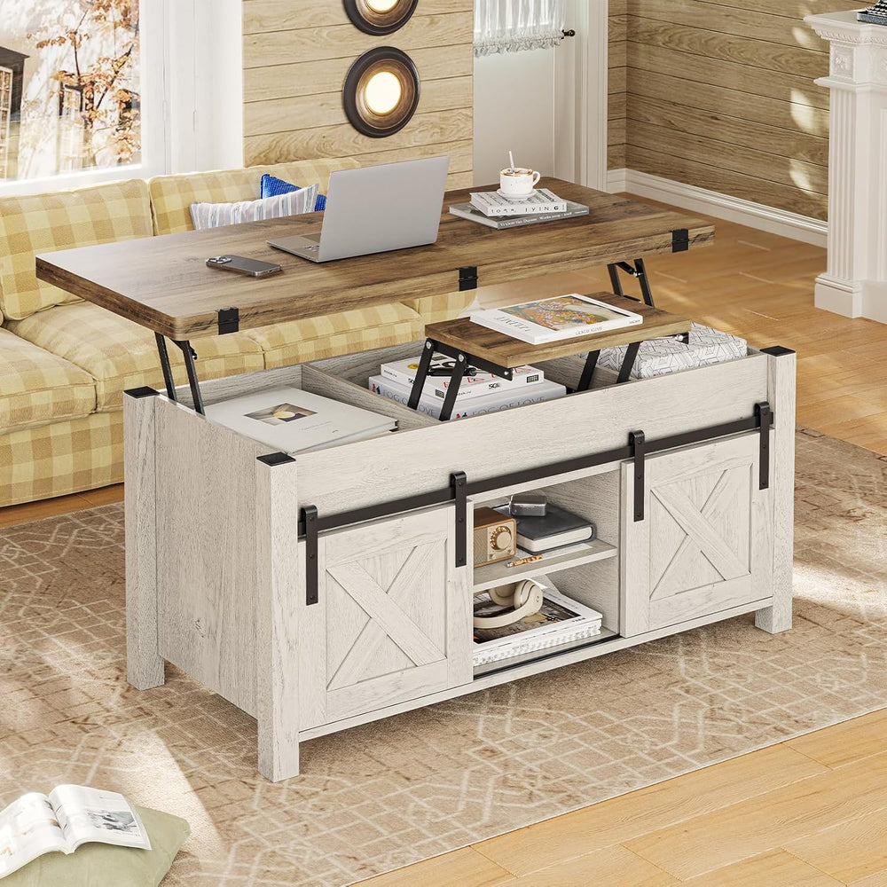 SEDETA Lift Top Coffee Table, 4 in 1 Multi-Function Convertible Coffee Tables...