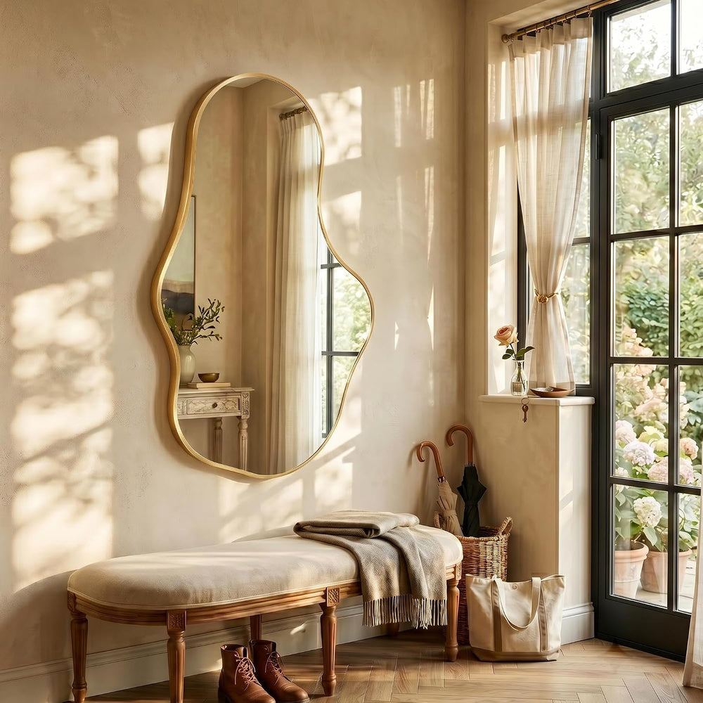 Bathroom Mirror for Over Sink-Gold Room Decor Wall Mirror 22"x 36" ...