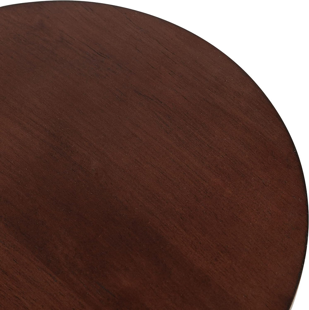 Kate and Laurel Rioux Modern Nesting Tables; Set of 2; Walnut Brown; Transiti...
