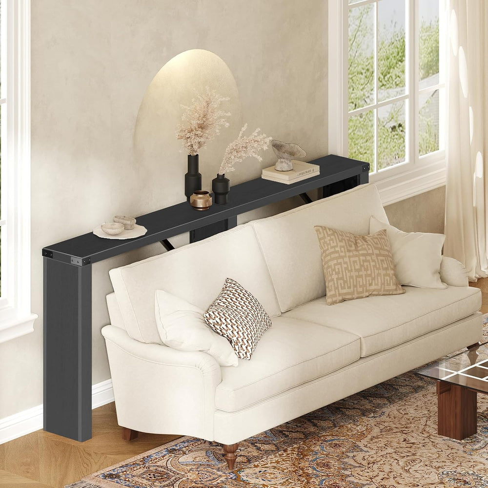 YATINEY Console Table, 70.8" Long Behind Couch Sofa Table, Entryway Tabl...