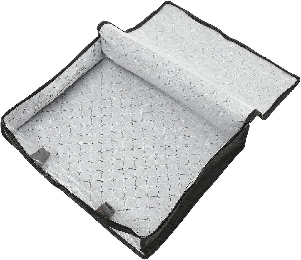 Large Capacity Under Bed Storage Bag with Handles Breathable Non-woven Organizer for Quilts Blankets Bedding Multipurpose Clothes Storage Bin for Closet and Shelf Easy-clean with