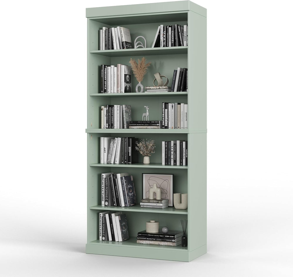 Palace Imports Solid Wood Bookcase - Stackable Modular 6-Tier Bookshelf - 71....