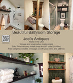 joelsantiques 36 Inch Wooden Floating Shelves for Wall - 36x8x2 in - Made of Natural Wood - Heavy Duty Rustic Wall Shelves for Bedroom - Perfect for Living Room, Kitchen - Grey