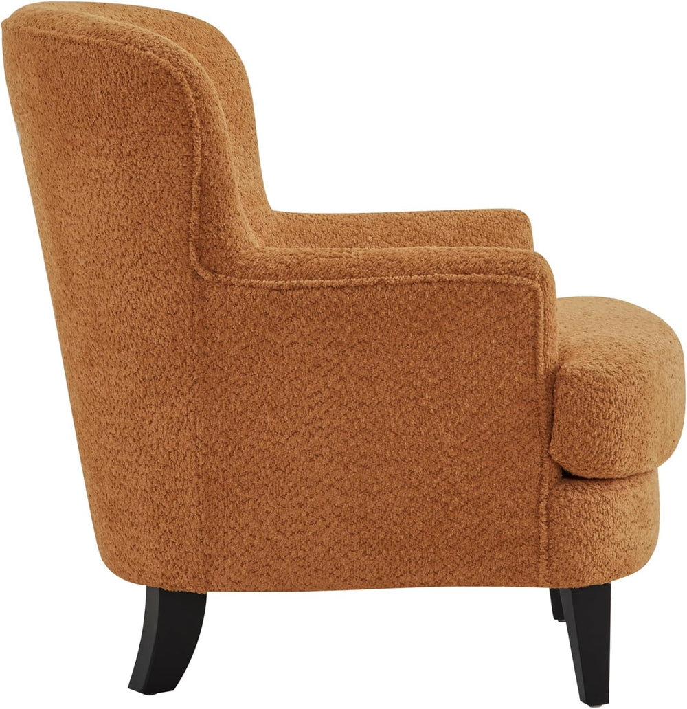 Christopher Knight Home Winnie Boucle Upholstered Wingback Accent Chair and O...