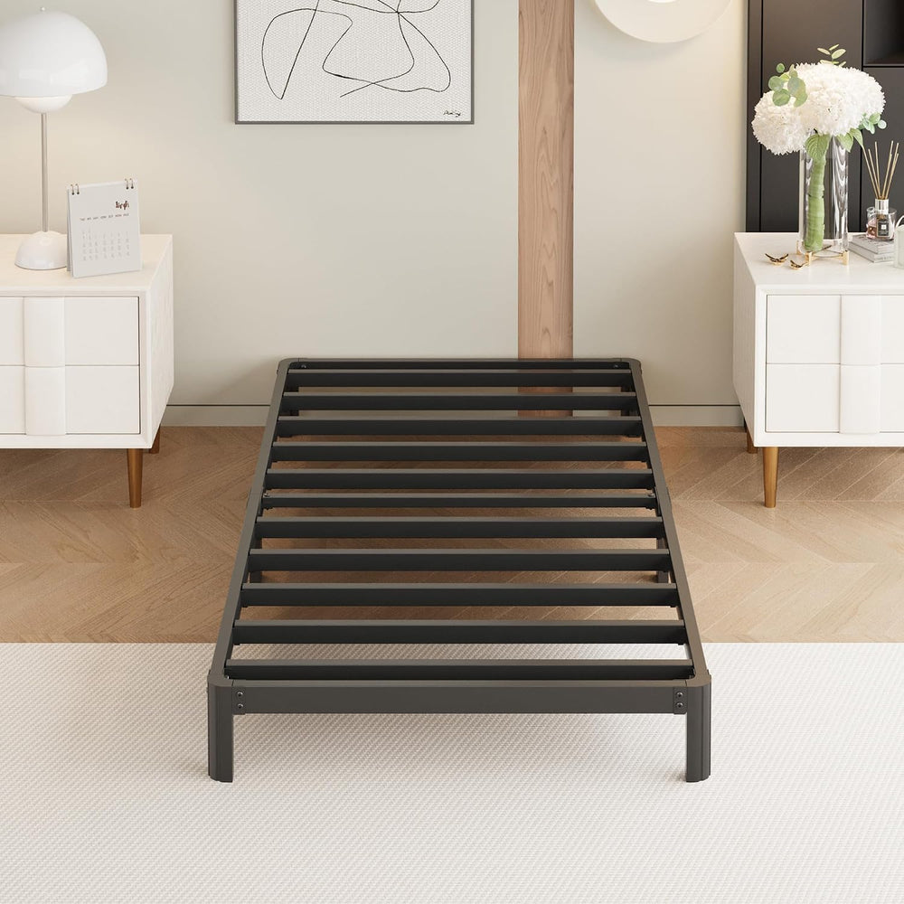Yicensen 8 Inch Twin Bed Frames No Box Spring Needed,