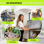 (17PACK) Travel Vacuum Bags with USB Pump-Portable Vacuum Packing Seal for for Travel & Home, Vacuum Compression Packing Seal Bags for Clothes, Bedding & Seasonal Storage