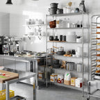 14" Deep x 48" Wide x 86" Height Wire Shelving Kit | 6-Tier | NSF Commercial Storage Rack Unit