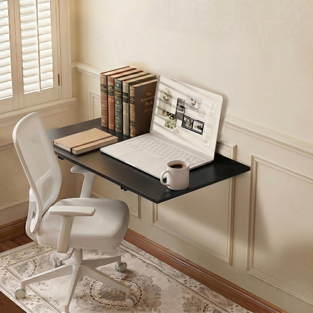 GOYLSER Wall Mounted Table Fold Down Workbench Length 25" Width 15.7&quo...