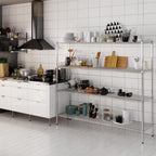 18" Deep x 72" Wide x 64" Height Wire Shelving Kit | 4-Tier | NSF Commercial Storage Rack Unit