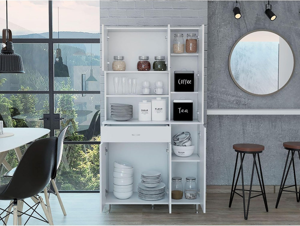 Kitchen Pantry Piacenza, Kitchen, White