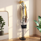Giantex Heavy-Duty Coat Rack Freestanding, 69" Metal Cactus Clothes Stand with 8-Hook & 2 Height Options, Weight Base, Modern Coat Tree Hanger Stand for Bags, Purse Hat Rack Entryway, Bedroom, Office