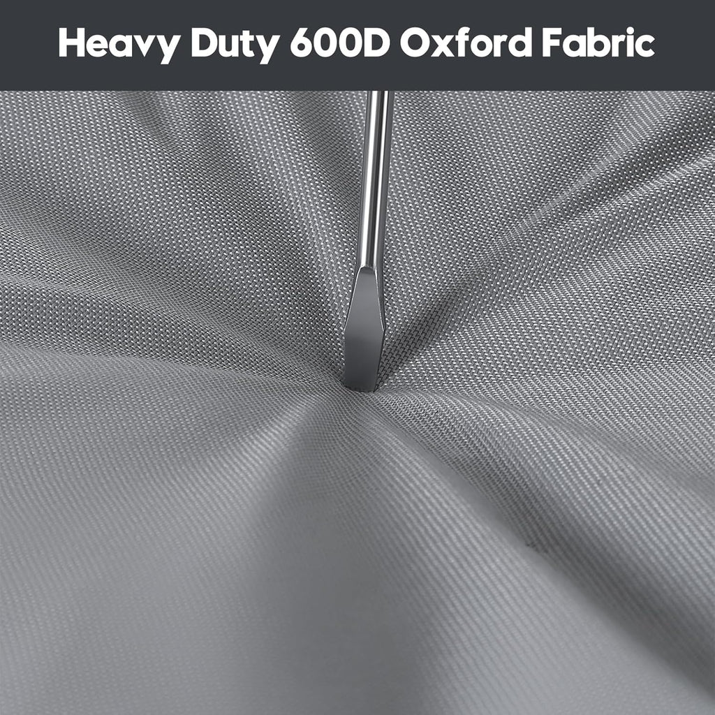 Comforter Storage Bags, Durable Oxford Fabric Clothes Organizer for Closet, Washable Collapsible Large Storage Containers for Clothing Blanket Linen Bedding, 3 Pack (Grey, 18 gallon x 3)