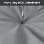 Comforter Storage Bags, Durable Oxford Fabric Clothes Organizer for Closet, Washable Collapsible Large Storage Containers for Clothing Blanket Linen Bedding, 3 Pack (Grey, 18 gallon x 3)