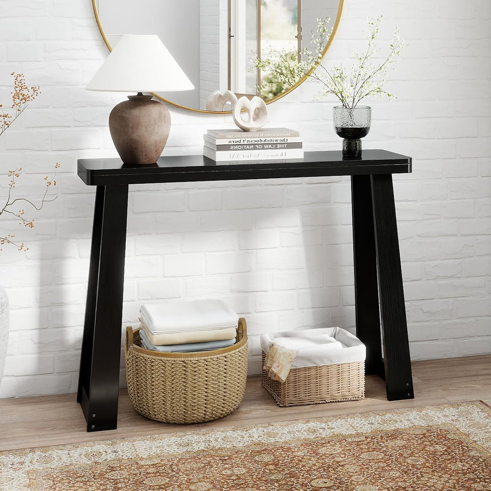 GIANTEX 43” Narrow Long Console Table, Modern Entryway Table | Behind Couch S...