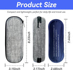 Insulin Cooler Travel Case with 2 Ice Packs, Portable Medication Diabetic Cooler Organizer Bag for Daily Life and Trip Use, Grey (Grey, Hard Case)