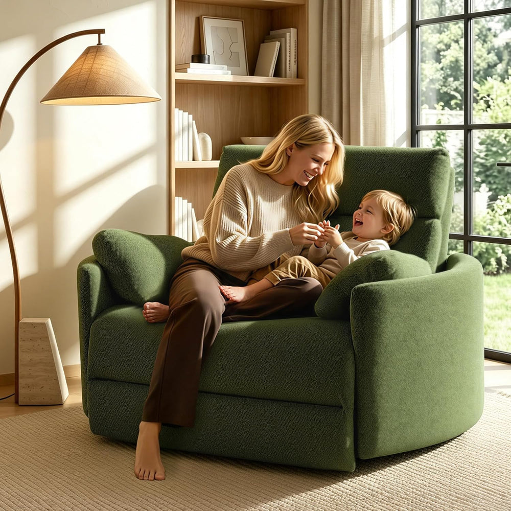 FLEXISPOT Mochi Oversized 54" Power Recliner Chair for Big & Tall, C...
