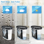Moisture Absorbers 6 Pack, Activated Carbonfor Closet Dehumidifier Moisture Absorbers, 10.5 oz Refillable Humidity Absorber Boxes for Closet, Car ＆ Basement