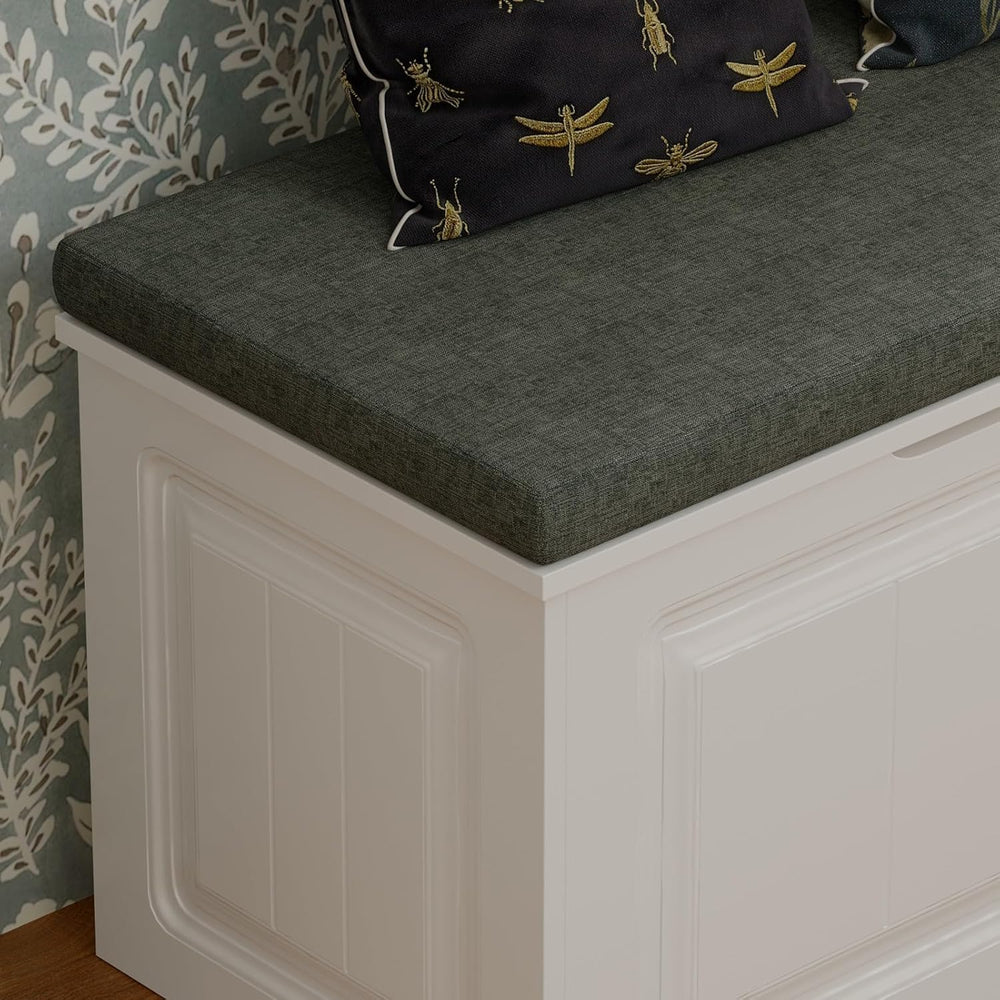L Shape Storage Bench, Kitchen Breakfast Nook Bench, Backless Corner Bench No...
