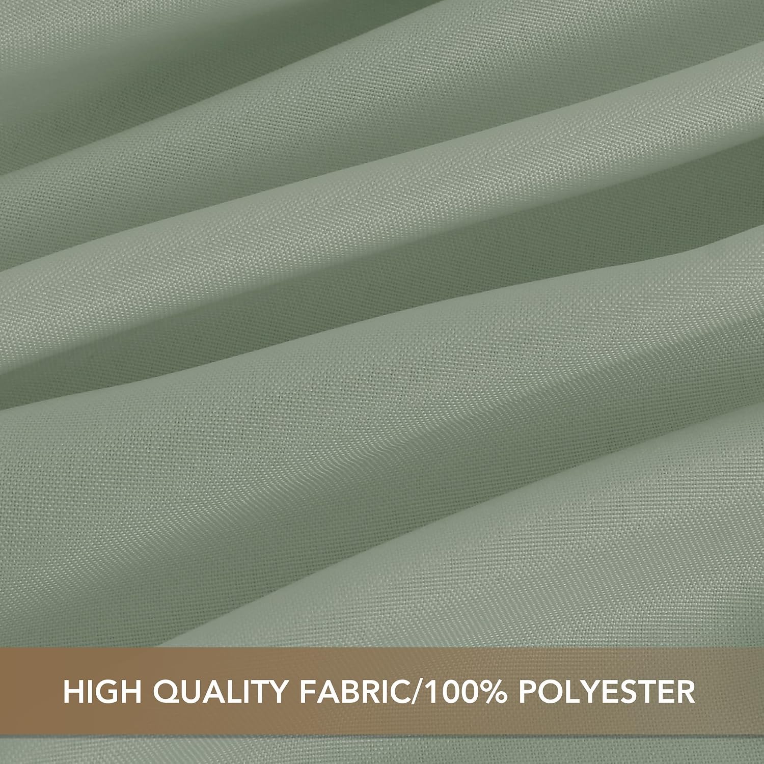 sancua Round Tablecloth 90 Inch Fit 30-72 Inch Tables, 8 Pack Sage Green | Circle Polyester Fabric Table cloth for Wedding Party Reception Banquet Birthday, Washable Formal Covers