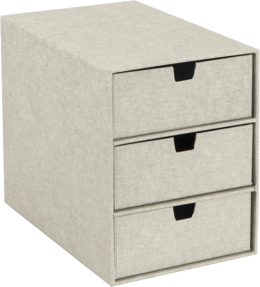 Bigso Box of Sweden 3-Tier Desktop Drawers - Desk Tidy Organiser for Statione...