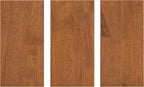 NTC Lux Solid Wood Nightstand, Mid Century Modern Side Table Bedroom, Bedside Furniture, Night Stand, End Table, Easy Assembly - Teak Look