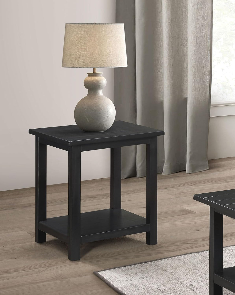 Coaster Home Furnishings - Concord - Wood - 1-Drawer Square End Table with Pl...