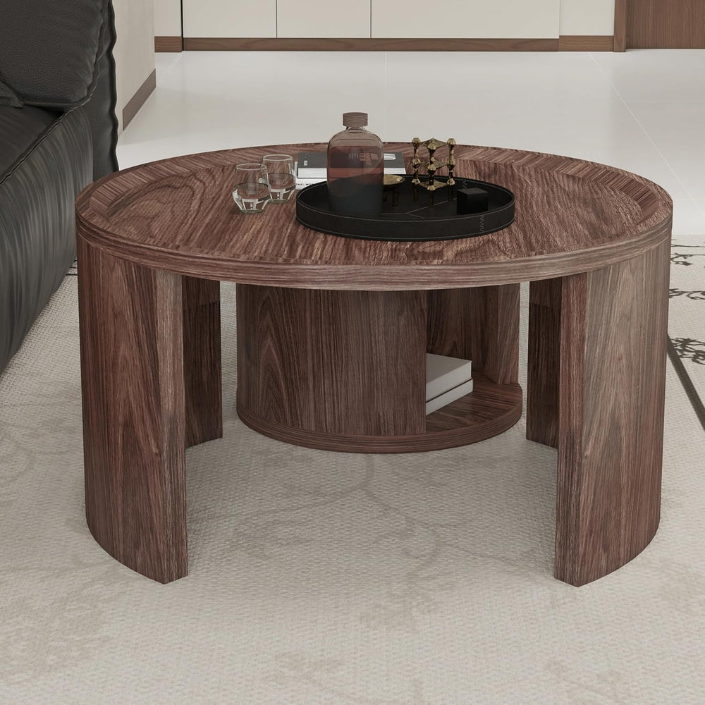 32" Anti-Slip Nesting Tables, Nesting Side Tables with Smooth Wood top, ...